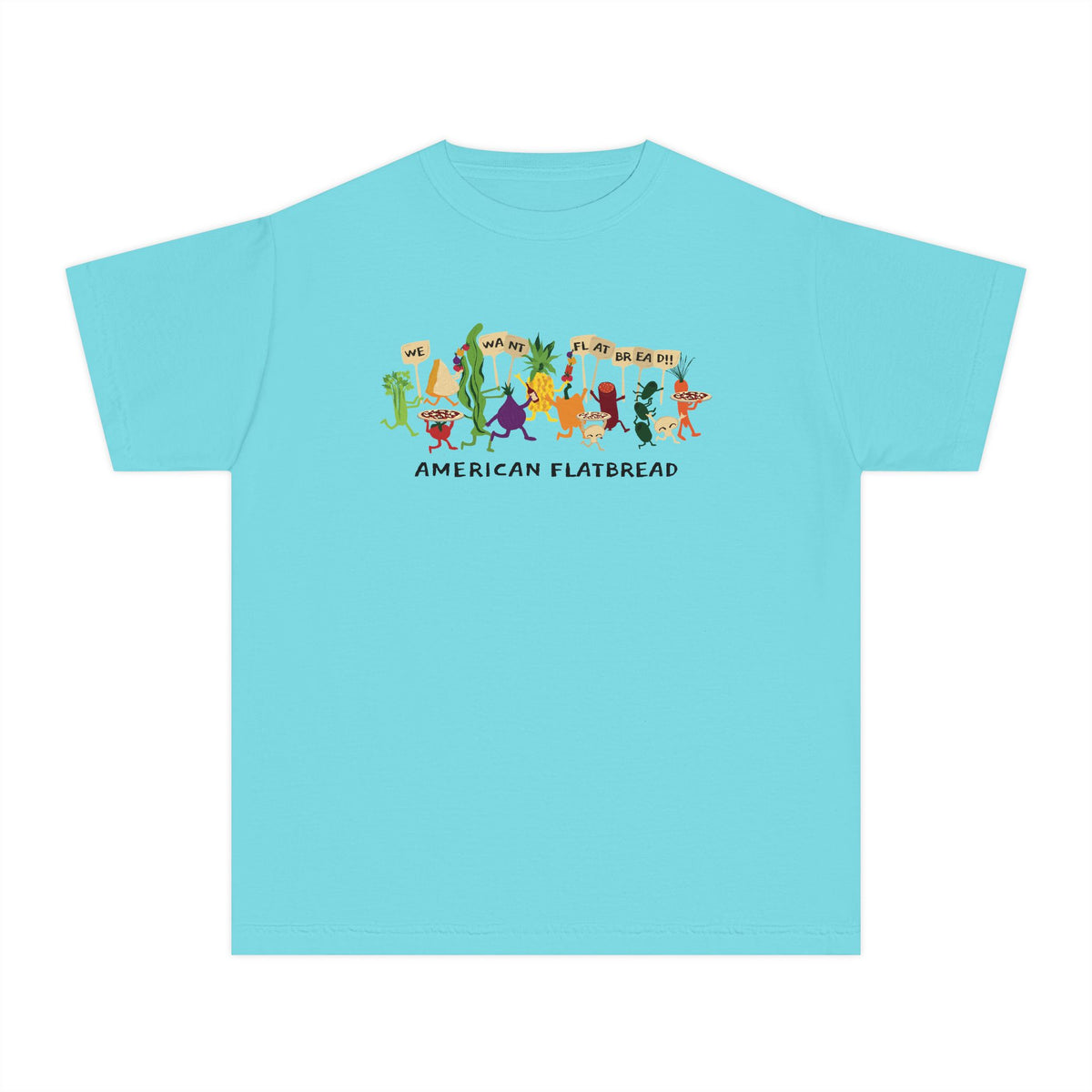 Kids Power to the Pizza Tee || Comfort Colors