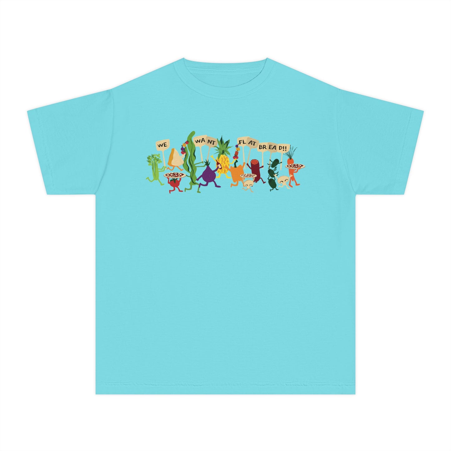 Kids Power to the Pizza Tee || Comfort Colors