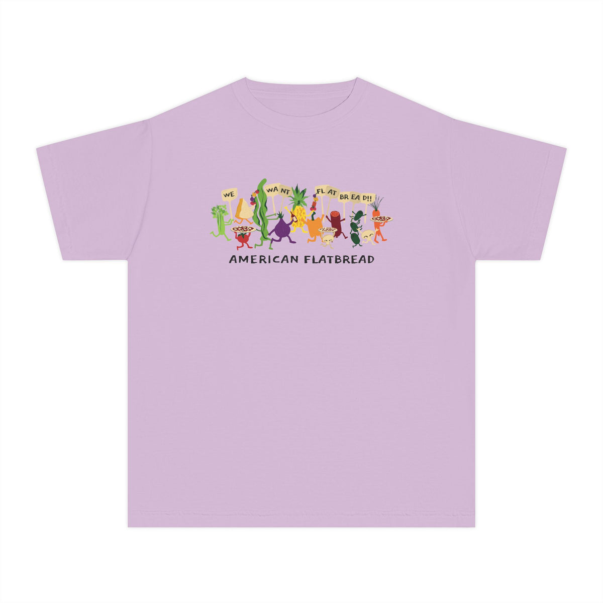 Kids Power to the Pizza Tee || Comfort Colors
