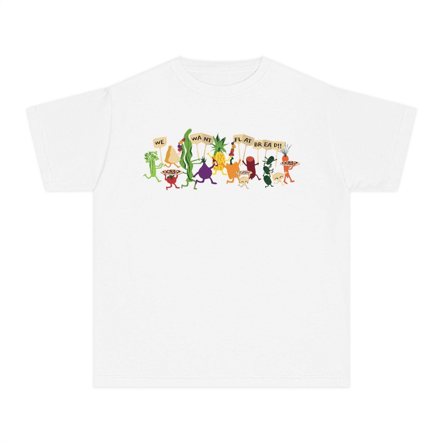 Kids Power to the Pizza Tee || Comfort Colors