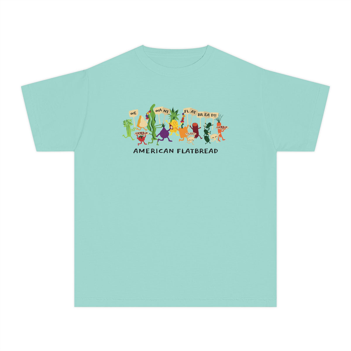 Kids Power to the Pizza Tee || Comfort Colors