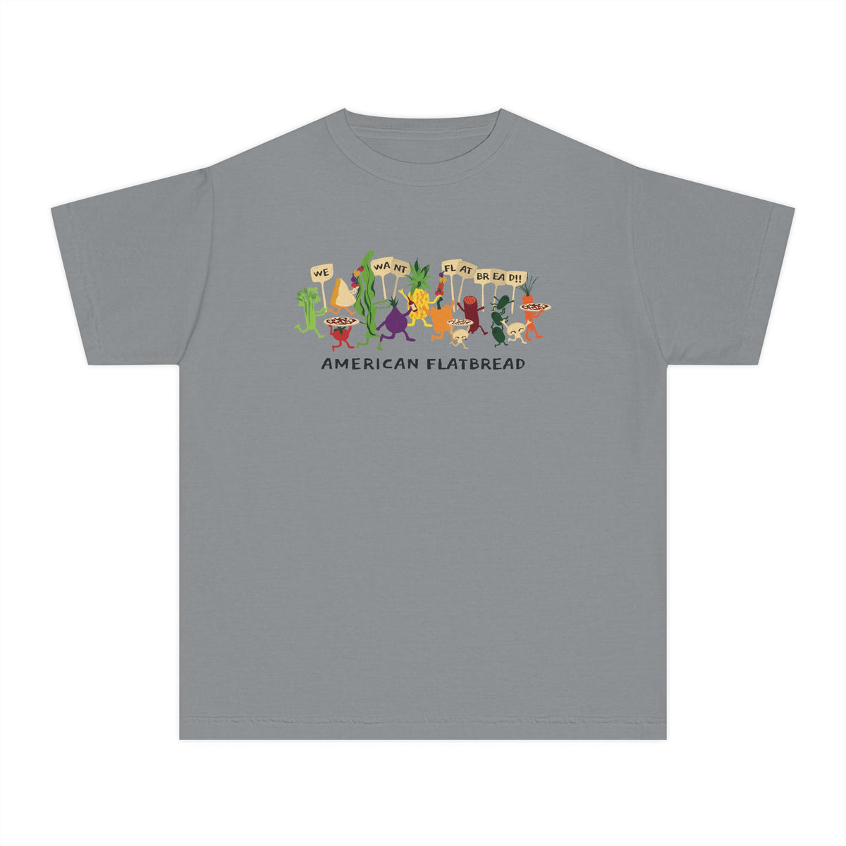 Kids Power to the Pizza Tee || Comfort Colors
