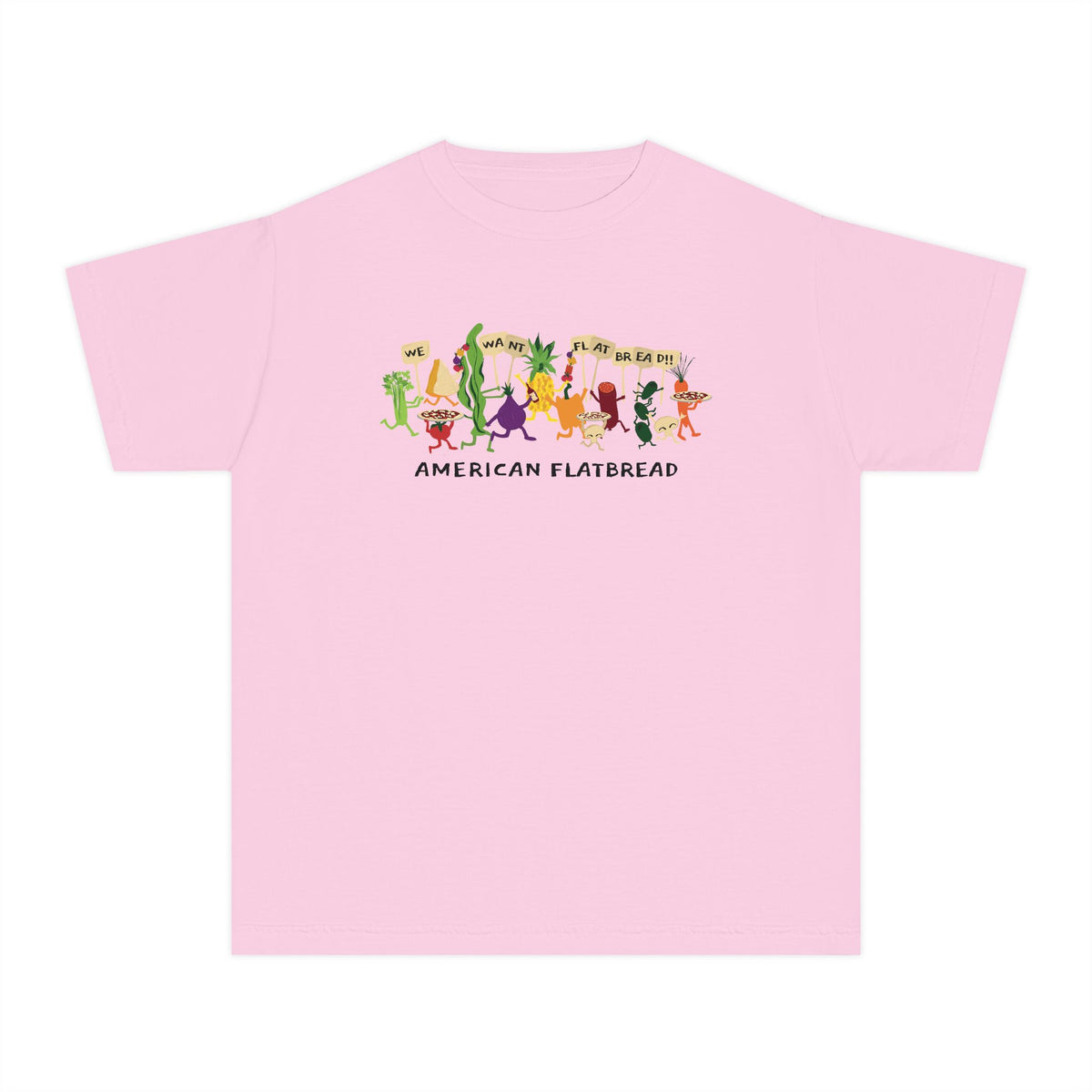 Kids Power to the Pizza Tee || Comfort Colors