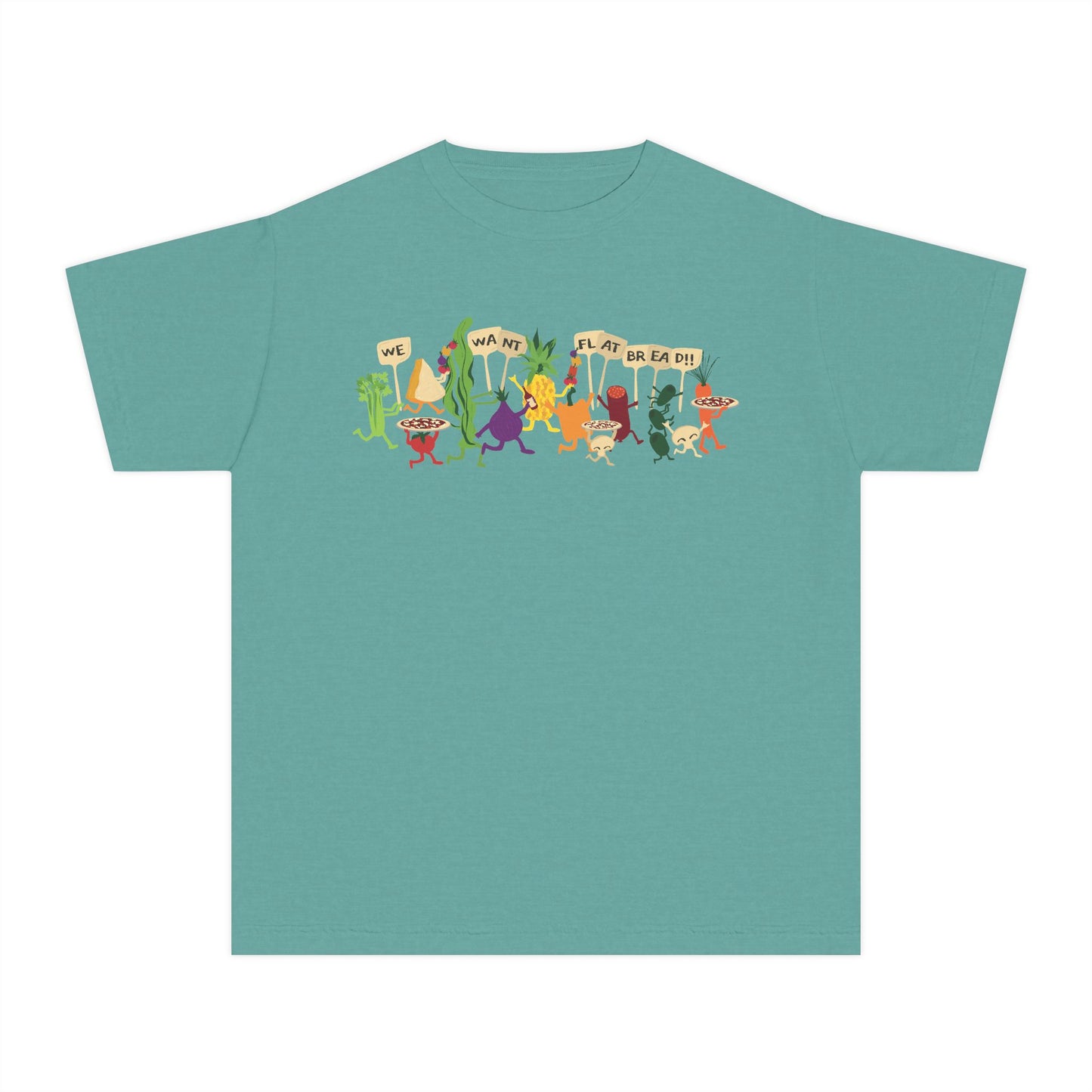 Kids Power to the Pizza Tee || Comfort Colors