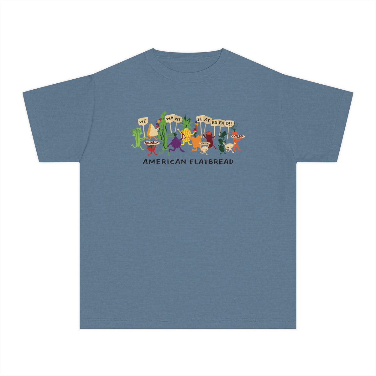 Kids Power to the Pizza Tee || Comfort Colors