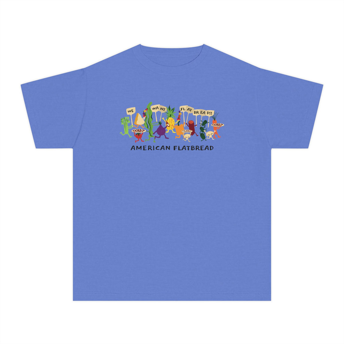 Kids Power to the Pizza Tee || Comfort Colors