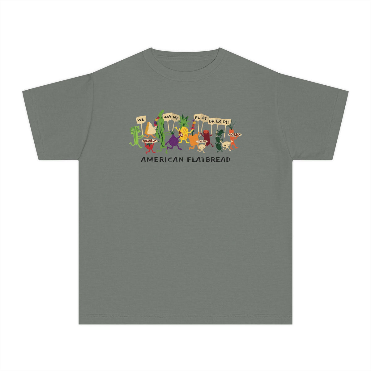 Kids Power to the Pizza Tee || Comfort Colors